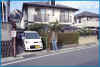 Typical Japanese house with typical Japanese car